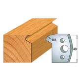 CMT 690.116 PROFILE KNIVES FOR INSERT SHAPER SYSTEM SP 1-37/64”x5/32” (40x4mm)